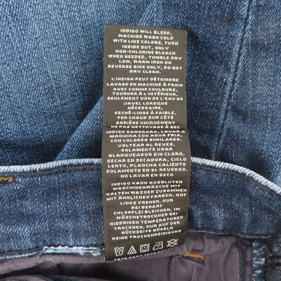 J Brand Womens 27 Raw Hem Blue Denim Jeans Cotton Blend Style JB000355 Pockets - Picture 10 of 12